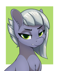 Size: 1638x1975 | Tagged: safe, artist:aquaticvibes, imported from derpibooru, limestone pie, earth pony, pony, chest fluff, cute, ear fluff, female, limabetes, looking at you, mare, solo