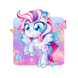 Size: 1980x1980 | Tagged: safe, artist:eris azure, imported from derpibooru, star catcher, butterfly, pegasus, my little pony: pony life, coat markings, cute, cutie mark, g3, g3 to g4.5, g4.5, generation leap, heart, pony life, simple background, swirly markings, transparent background