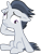 Size: 2265x2972 | Tagged: safe, artist:frownfactory, edit, editor:slayerbvc, imported from derpibooru, vector edit, rumble, pony, unicorn, colt, derp, dizzy, floppy ears, high res, male, race swap, simple background, sitting, solo, transparent background, unicorn rumble, vector