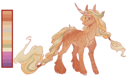 Size: 1280x785 | Tagged: safe, artist:yuyusunshine, imported from derpibooru, oc, oc only, pony, unicorn, magical lesbian spawn, offspring, parent:applejack, parent:princess celestia, parents:applelestia, reference sheet, simple background, solo, transparent background, unshorn fetlocks