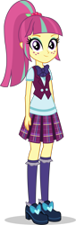 Size: 1695x4998 | Tagged: safe, artist:sebisscout1997, imported from derpibooru, sour sweet, equestria girls, friendship games, bowtie, clothes, crystal prep academy, crystal prep academy uniform, crystal prep shadowbolts, female, freckles, high res, looking at you, pleated skirt, ponytail, school uniform, simple background, skirt, smiling, smiling at you, solo, transparent background, vector