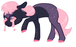 Size: 700x430 | Tagged: safe, artist:lavvythejackalope, imported from derpibooru, oc, oc only, earth pony, pony, colored hooves, earth pony oc, raised hoof, simple background, solo, transparent background