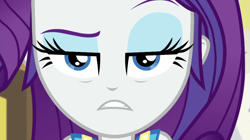 Size: 1920x1075 | Tagged: safe, imported from derpibooru, screencap, rarity, equestria girls, equestria girls series, holidays unwrapped, spoiler:eqg series (season 2), exhausted, looking at you, o come all ye squashful, rarity is not amused, solo, unamused