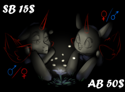 Size: 1500x1110 | Tagged: safe, imported from derpibooru, oc, alicorn, earth pony, pegasus, pony, unicorn, advertisement, canon, canon x oc, commission, commission info, digital art, love, night, paypal, ych sketch, your character here