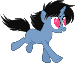 Size: 1042x876 | Tagged: safe, artist:muhammad yunus, artist:tanahgrogot, imported from derpibooru, oc, oc only, oc:siti shafiyyah, pony, unicorn, base used, cute, daaaaaaaaaaaw, female, heart eyes, horn, indonesia, mare, ocbetes, simple background, solo, teeth, transparent background, unicorn oc, vector, wingding eyes