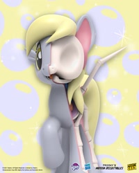 Size: 1639x2048 | Tagged: safe, imported from derpibooru, part of a set, derpy hooves, pegasus, pony, 3d render, bone, dissectibles, female, freeny's hidden dissectibles, mare, merchandise, my little pony logo, official, organs, poster, skeleton, solo