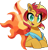 Size: 2207x2321 | Tagged: safe, artist:light262, imported from derpibooru, sunset shimmer, pony, unicorn, bandana, bust, cute, cutie mark, cutie mark background, ear fluff, ear piercing, female, high res, leg fluff, looking at you, mare, neckerchief, no pupils, open mouth, piercing, shimmerbetes, solo