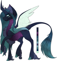 Size: 881x938 | Tagged: safe, artist:velnyx, imported from derpibooru, oc, oc only, oc:elytra, changedling, changeling, female, simple background, solo, transparent background