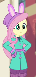 Size: 260x553 | Tagged: safe, imported from derpibooru, screencap, fluttershy, equestria girls, equestria girls series, holidays unwrapped, spoiler:eqg series (season 2), blizzard or bust, cropped, solo