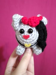 Size: 1968x2621 | Tagged: safe, artist:casquitos kawaii, imported from derpibooru, oc, pegasus, pony, amigurumi, crochet, handmade, irl, photo, plushie