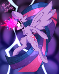 Size: 1630x2030 | Tagged: safe, artist:ladylullabystar, imported from derpibooru, twilight sparkle, alicorn, pony, magic, solo, twilight sparkle (alicorn)