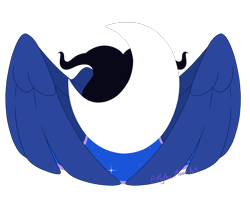 Size: 1250x1000 | Tagged: safe, artist:kurikiin, artist:mythicmoonart, imported from derpibooru, princess luna, cutie mark, cutie mark only, no pony, princess luna's cutie mark, simple background, transparent background, wings