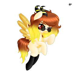 Size: 3000x3000 | Tagged: safe, artist:princessmoonsilver, imported from derpibooru, oc, oc only, oc:vainille clashier, pegasus, pony, female, high res, horns, mare, simple background, solo, sunglasses, transparent background