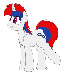 Size: 2100x2300 | Tagged: safe, artist:ponynamedmixtape, imported from derpibooru, oc, oc only, oc:cobalt ribbon, pony, high res, simple background, smiling, solo, transparent background