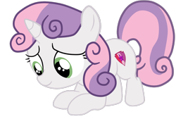 Size: 1280x866 | Tagged: safe, artist:gmaplay, imported from derpibooru, sweetie belle, pony, unicorn, cute, diasweetes, female, filly, no nose, no nostrils, simple background, smiling, solo, transparent background, vector