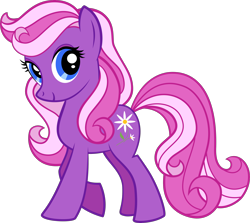 Size: 3000x2675 | Tagged: safe, artist:catachromatic, artist:the smiling pony, imported from derpibooru, daisy dreams, earth pony, pony, .svg available, box art, daisydorable, female, high res, looking at you, mare, simple background, smiling, smiling at you, solo, svg, transparent background, vector, vector trace, walking