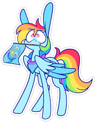 Size: 1573x2011 | Tagged: safe, artist:connorbal, edit, imported from twibooru, rainbow dash, banned from derpibooru, equestrian flag, flag, image, png