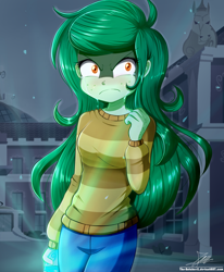 Size: 1784x2163 | Tagged: safe, alternate version, artist:the-butch-x, imported from derpibooru, wallflower blush, equestria girls, equestria girls series, forgotten friendship, angry, clothes, crying, female, shrunken pupils, solo, tears of anger