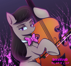 Size: 8000x7408 | Tagged: safe, artist:dreadlead, imported from derpibooru, octavia melody, earth pony, pony, absurd file size, absurd resolution, bow (instrument), cello, female, lidded eyes, mare, musical instrument, solo
