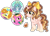 Size: 1487x1067 | Tagged: safe, artist:xxcheerupxxx, imported from derpibooru, luster dawn, princess flurry heart, pumpkin cake, alicorn, pony, base used, female, magical lesbian spawn, magical threesome spawn, mare, offspring, older, parent:luster dawn, parent:princess flurry heart, parent:pumpkin cake, simple background, transparent background