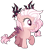 Size: 842x960 | Tagged: safe, artist:sparky-boi, imported from derpibooru, oc, oc only, oc:sakura, hybrid, pony, female, filly, interspecies offspring, offspring, parent:discord, parent:fluttershy, parents:discoshy, simple background, solo, transparent background