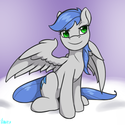 Size: 500x500 | Tagged: safe, artist:edgarkingmaker, imported from derpibooru, oc, oc only, oc:speed rate, pegasus, pony, female, solo