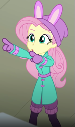 Size: 331x564 | Tagged: safe, imported from derpibooru, screencap, fluttershy, equestria girls, equestria girls series, holidays unwrapped, spoiler:eqg series (season 2), blizzard or bust, cropped, solo