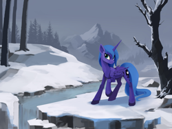 Size: 1280x957 | Tagged: safe, artist:ponykillerx, imported from twibooru, princess luna, image, png, solo