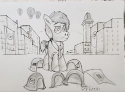 Size: 2536x1873 | Tagged: safe, imported from derpibooru, shining armor, pony, unicorn, egalitarianism, equal sign, male, sketch, solo, stallion, traditional art, wolfenstein