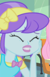 Size: 437x676 | Tagged: safe, imported from derpibooru, screencap, aqua blossom, fluttershy, a little birdie told me, equestria girls, equestria girls series, cropped