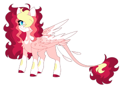 Size: 6704x4800 | Tagged: safe, artist:crazysketch101, imported from derpibooru, oc, oc only, oc:ruby, pegasus, pony, absurd resolution, colored hooves, female, leonine tail, mare, simple background, solo, transparent background
