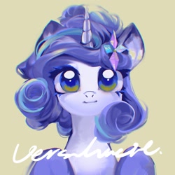 Size: 2048x2048 | Tagged: safe, artist:tingsan, imported from derpibooru, oc, oc only, pony, unicorn, bust, high res, horn, solo, unicorn oc