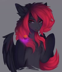 Size: 1336x1564 | Tagged: safe, artist:magicbalance, imported from derpibooru, oc, oc only, oc:ruby dice, pegasus, semi-anthro, dice, pegasus oc, solo, wings