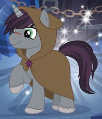 Size: 210x245 | Tagged: safe, imported from derpibooru, shadow lock, pony, unicorn, cloak, clothes, cropped, gameloft, male, solo, stallion