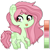 Size: 1448x1448 | Tagged: safe, artist:skyfallfrost, imported from derpibooru, oc, oc only, earth pony, pony, chibi, female, mare, reference, simple background, solo, tongue out, transparent background