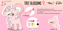 Size: 3038x1552 | Tagged: dead source, safe, artist:cherritoppu, artist:maiii-san, imported from derpibooru, oc, oc only, pony, unicorn, duo, female, glowing horn, gradient background, horn, mare, reference sheet, story included, unamused, unicorn oc