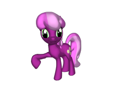 Size: 1200x900 | Tagged: safe, artist:mrbarney94, imported from derpibooru, cheerilee, earth pony, pony, pony creator, 3d, 3d pony creator, female, mare, ponylumen, raised hoof, raised leg, simple background, transparent background