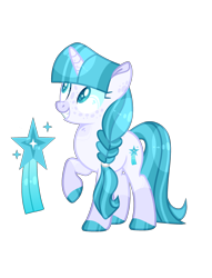 Size: 2013x2638 | Tagged: safe, artist:lilywolfpie, artist:lilywolfpie-yt, imported from derpibooru, starlight glimmer, pony, alternate design, base used, high res, redesign, simple background, solo, transparent background, vector