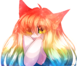 Size: 3044x2600 | Tagged: safe, artist:krissstudios, imported from derpibooru, oc, oc only, earth pony, pony, female, high res, mare, rainbow colors, simple background, solo, white background