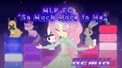 Size: 1280x720 | Tagged: safe, edit, edited screencap, imported from derpibooru, screencap, fluttershy, cat, dog, human, rabbit, equestria girls, equestria girls series, so much more to me, animal, animated, better together, g4, my little pony, remix, song, sound, spoilers for another series, webm