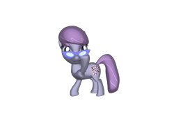 Size: 1200x900 | Tagged: safe, artist:mrbarney94, imported from derpibooru, silver spoon, earth pony, pony, pony creator, 3d, 3d pony creator, female, filly, g1, g4, g4 style, glasses, ponylumen, simple background, transparent background