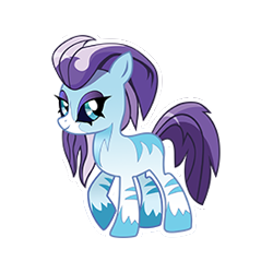 Size: 274x274 | Tagged: safe, idw, imported from derpibooru, crystal (character), kelpie, pony, crystal (g4), female, missing cutie mark, picture for breezies, simple background, solo, transparent background, vector