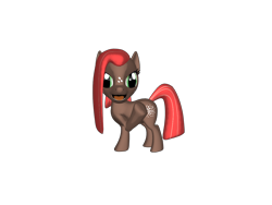 Size: 1200x900 | Tagged: safe, artist:mrbarney94, imported from derpibooru, babs seed, earth pony, pony, pony creator, 3d, 3d pony creator, bully, evil, evil laugh, female, filly, freckles, g1, g4, g4 style, laughing, narrowed eyes, open mouth, ponylumen, simple background, transparent background