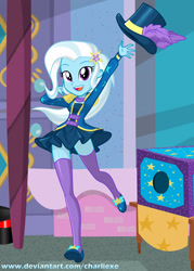 Size: 1990x2775 | Tagged: safe, artist:charliexe, imported from twibooru, trixie, equestria girls, image, needs more jpeg
