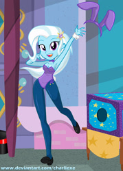 Size: 1990x2775 | Tagged: safe, artist:charliexe, edit, imported from twibooru, trixie, equestria girls, image, needs more jpeg