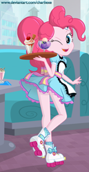 Size: 864x1668 | Tagged: safe, artist:charliexe, imported from twibooru, pinkie pie, equestria girls, image, png