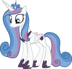 Size: 1920x1852 | Tagged: safe, edit, imported from derpibooru, vector edit, fancypants, princess cadance, alicorn, pony, unicorn, ponyar fusion, crown, fusion, jewelry, recolor, regalia, simple background, smiling, transparent background, vector