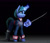 Size: 2000x1713 | Tagged: safe, artist:mrscroup, imported from derpibooru, oc, oc only, oc:arclight, pony, unicorn, assassin's creed, black background, blue eyes, clothes, commission, cutie mark, dark background, gradient background, levitation, magic, melee weapon, simple background, solo, sword, telekinesis, uniform, weapon