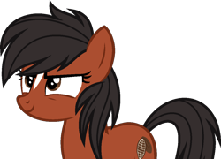 Size: 1120x806 | Tagged: safe, artist:pegasski, imported from derpibooru, oc, oc only, oc:coco (pegasski), earth pony, pony, female, mare, simple background, solo, transparent background