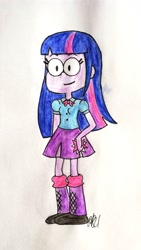 Size: 1616x2872 | Tagged: safe, artist:fude-chan-art, imported from derpibooru, twilight sparkle, alicorn, equestria girls, style, style emulation, the loud house, twilight sparkle (alicorn)